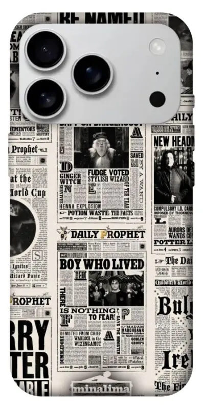 Чехол на Apple iPhone 18 Pro Max Harry Potter newspaper фото 1 из 1