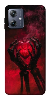 Чохол на Motorola Moto G54 Heart in the hands of a skeleton фото 1 Чохол на Motorola Moto G54 Heart in the hands of a skeleton фото 1 з 1