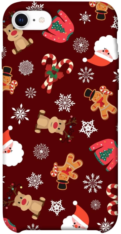 Чохол на Apple iPhone SE (2020) Новорічний v6 фото 1 з 1