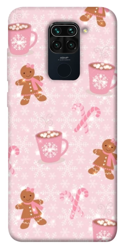 Чехол на Xiaomi Redmi Note 9 / Redmi 10X Новогодний v41 фото 1 из 1