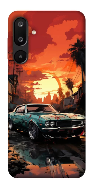 Чехол на Samsung Galaxy M16 5G Car at sunset фото 1 из 1