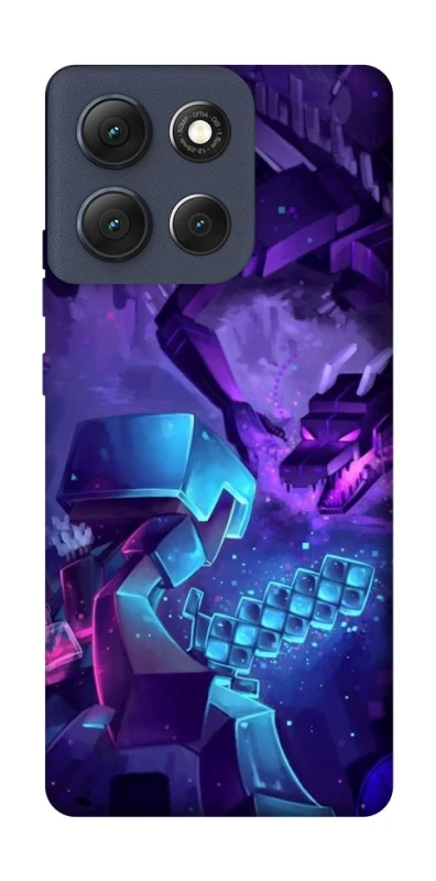 Чохол на Motorola Moto G86 Minecraft dragon фото 1 з 1