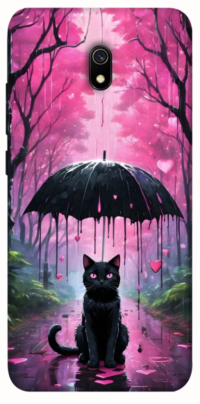 Чохол на Xiaomi Redmi 8a Black cat фото 1 з 1