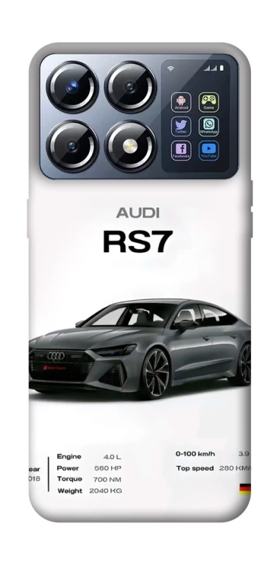Чехол на Xiaomi POCO X8 Pro Audi RS7 фото 1 из 1