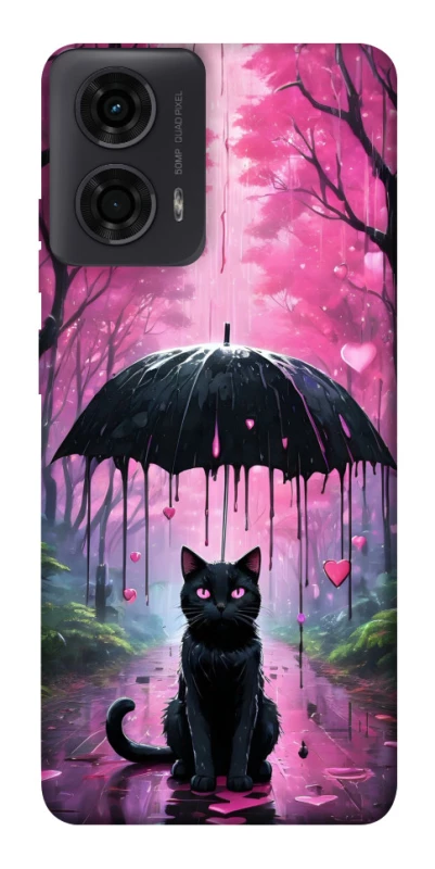 Чохол на Motorola Moto G24 Black cat фото 1 з 1