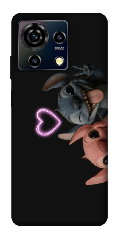 Чохол на ZTE Blade V50 Vita Love Stitch & Angel фото 1 з 1