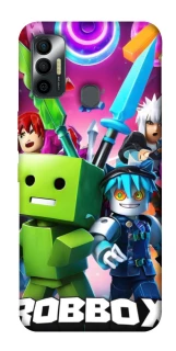 Чехол на TECNO Spark 7 Roblox gaming heroes фото 1 из 1