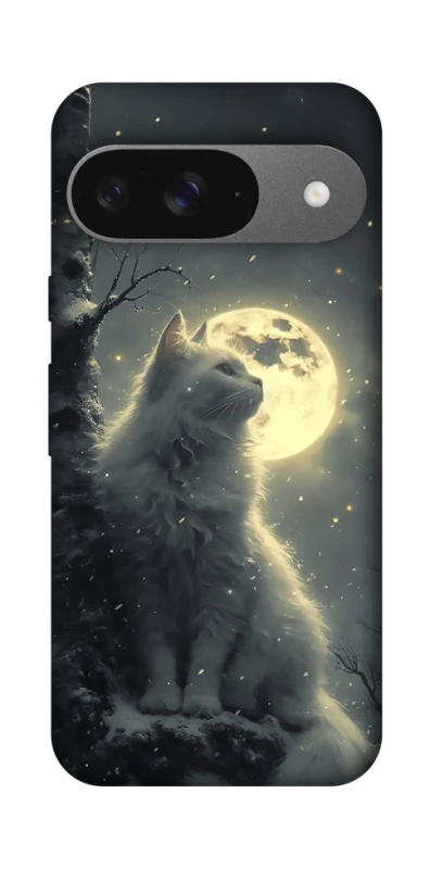 Чохол на Google Pixel 10 Кіт під місяцем фото 1 з 1