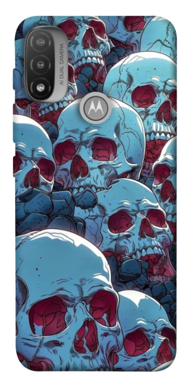 Чохол на Motorola Moto E20 Skulls v2 фото 1 з 1