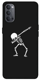 Чехол на Oppo Reno 4 Halloween skeleton фото 1 из 1