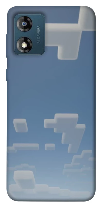 Чохол на Motorola Moto E13 Minecraft sky фото 1 з 1