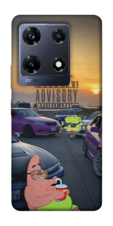 Чехол на Infinix Note 30 Pro Патрик на гонках фото 1 из 1