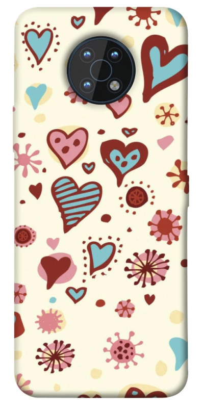 Чохол на Nokia G50 Pretty hearts фото 1 з 1
