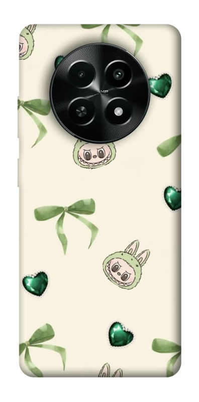 Чохол на Realme Narzo 70x Labubu Green Heart фото 1 з 1