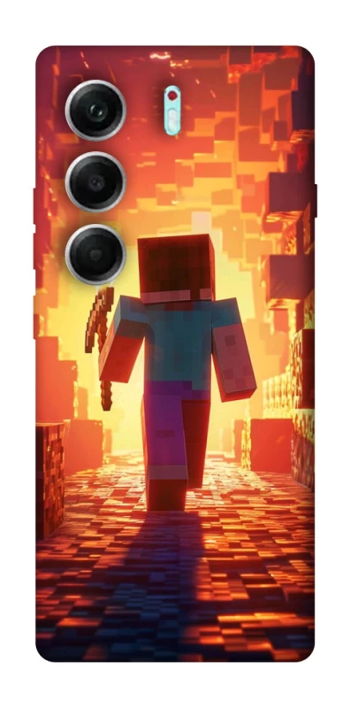 Чохол на Tecno Camon 40 Pro Minecraft adventure фото 1 з 1