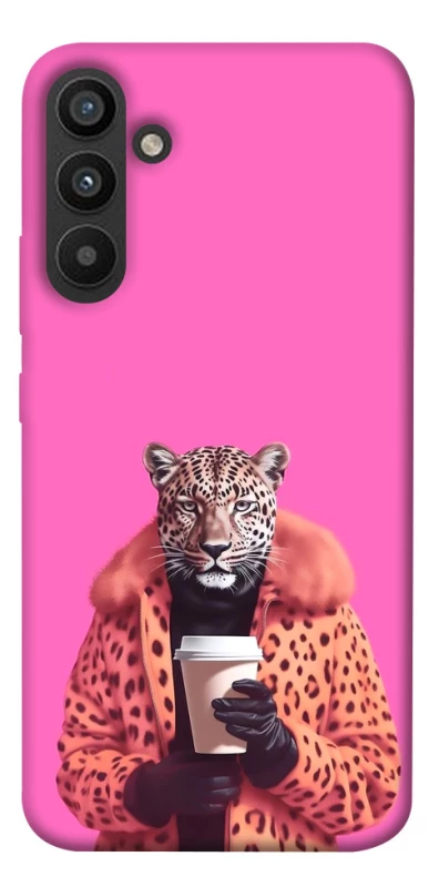 Чохол на Samsung Galaxy A34 5G Леопард з кавою фото 1 з 1