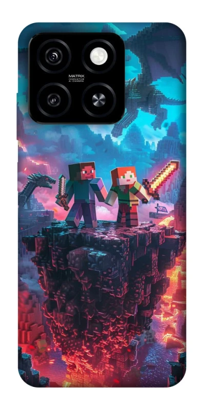 Чохол на ZTE Blade A55 4G Minecraft v3 фото 1 з 1