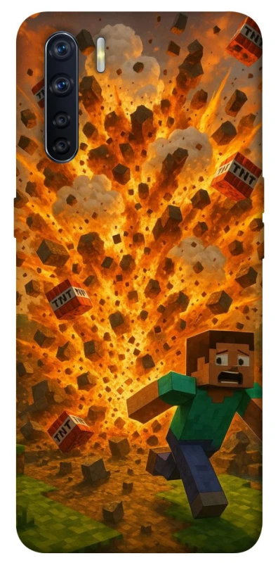 Чохол на Oppo A91 Minecraft v7 фото 1 з 1