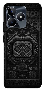 Чехол на Realme C53 Черный ковер фото 1 из 1