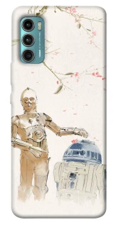Чехол на Motorola Moto G60 Star Wars robots фото 1 из 1