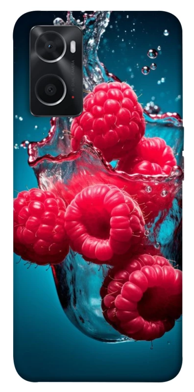 Чохол на Oppo A76 4G Малинка у воді фото 1 з 1