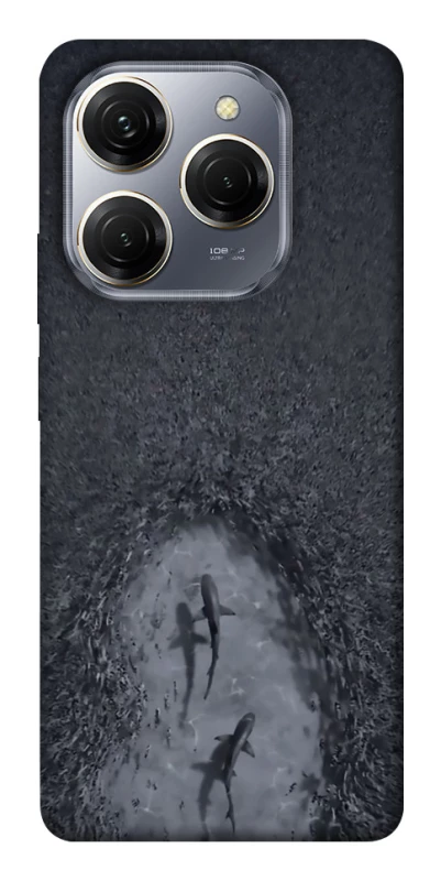 Чехол на TECNO Spark 20 Pro Акула фото 1 из 1