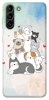 Чехол на Samsung Galaxy S21+ Funny Pets ver.2 фото 1 из 1