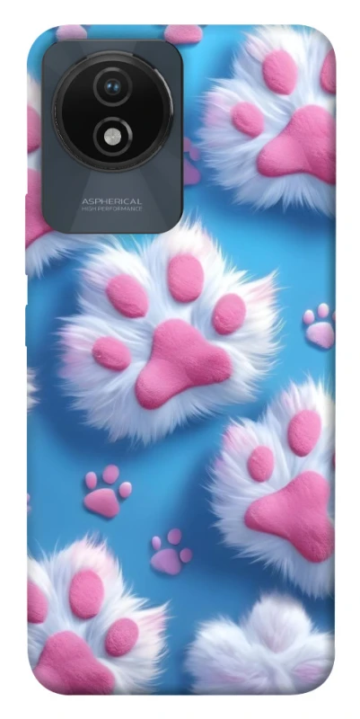 Чехол на Vivo Y02 Cat paw фото 1 из 1