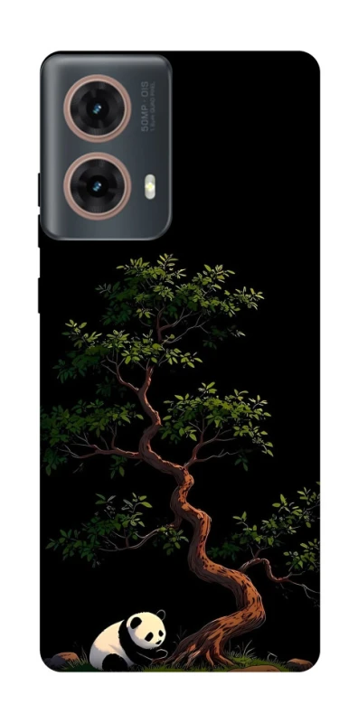 Чехол на Motorola Moto G85 Panda and tree фото 1 из 1