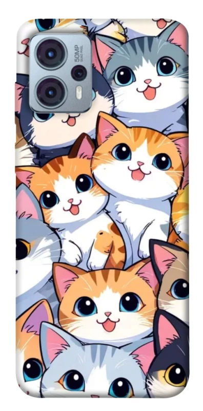 Чехол на Motorola Moto G23 Cute Cat v2 фото 1 из 1