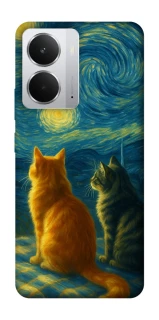 Чехол на Realme 14 Cats under the stars фото 1 Чехол на Realme 14 Cats under the stars фото 1 из 1