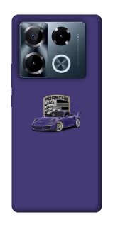 Чохол на Infinix Note 40 Pro 4G Porsche purple фото 1 з 1