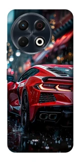 Чехол на TECNO Spark 30 Pro (KL7) Red sports car фото 1 из 1