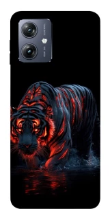 Чохол на Motorola Moto G54 fire tiger фото 1 Чохол на Motorola Moto G54 fire tiger фото 1 з 1