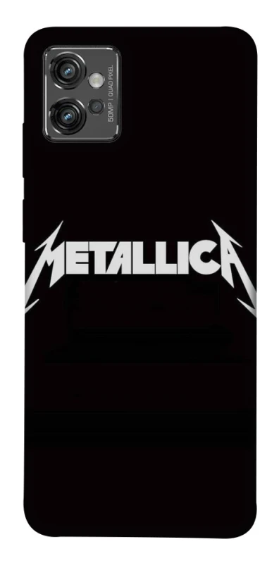 Чехол на Motorola Moto G32 Metallica logo фото 1 Чехол на Motorola Moto G32 Metallica logo фото 1 из 1