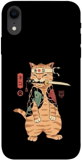 Чехол на Apple iPhone XR (6.1") Кот-самурай фото 1 из 1