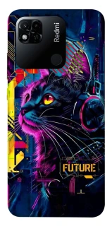 Чохол на Xiaomi Redmi 10A Cyber Cat v2 фото 1 з 1