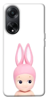 Чохол на Oppo A98 Minimal Bunny Peek фото 1 з 1