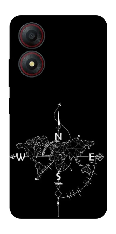 Чехол на ZTE Blade A34 4G Travel Map фото 1 Чехол на ZTE Blade A34 4G Travel Map фото 1 из 1