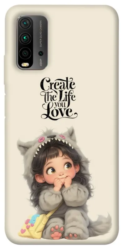 Чохол на Xiaomi Redmi 9T Create the life you love фото 1 з 1