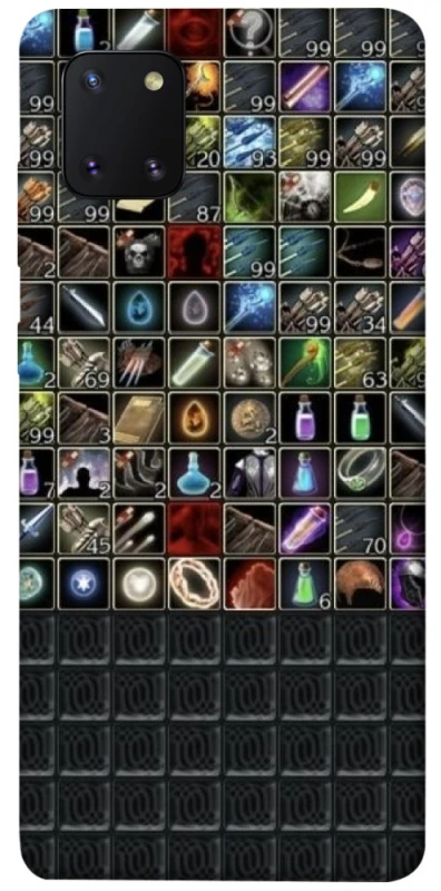 Чохол на Samsung Galaxy Note 10 Lite (A81) Inventory menu ver.2 фото 1 з 1