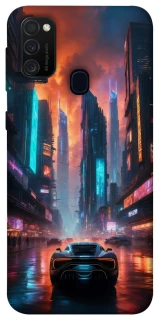 Чехол на Samsung Galaxy M21 Cyber city фото 1 из 1