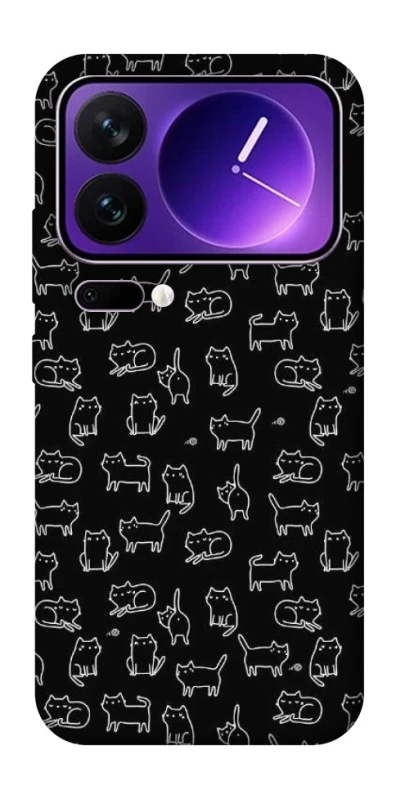 Чехол на Xiaomi 17 Pro Max Black Cats фото 1 из 1