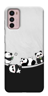 Чохол на Motorola Moto G42 Four pandas фото 1 з 1