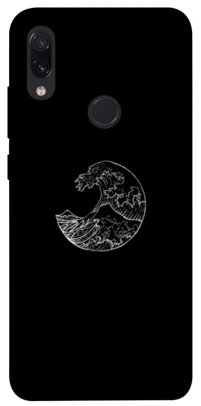 Чохол на Xiaomi Redmi Note 7 / Note 7 Pro / Note 7s Black tsunami фото 1 з 1