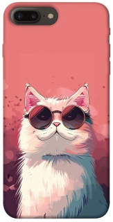 Чохол на Apple iPhone 7 plus / 8 plus Сat with glasses фото 1 з 1