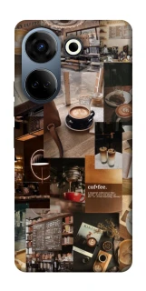 Чехол на TECNO Camon 20 Pro (CK7n) Coffee collage ver.2 фото 1 из 1