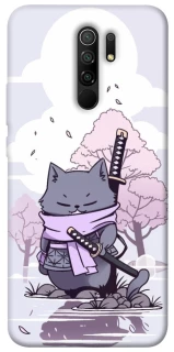Чохол на Xiaomi Redmi 9 Samurai cat фото 1 з 1