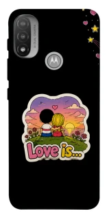 Чехол на Motorola Moto E20 Love is ver.5 фото 1 из 1