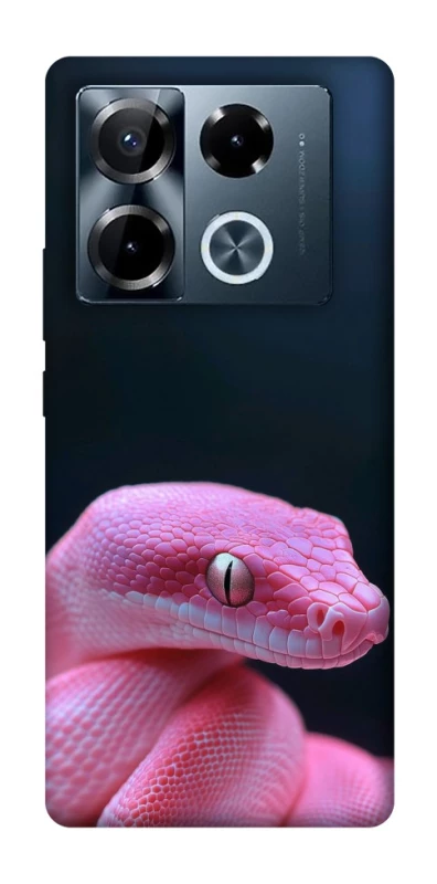 Чохол на Infinix Note 40 Pro 4G Рожева змія фото 1 з 1